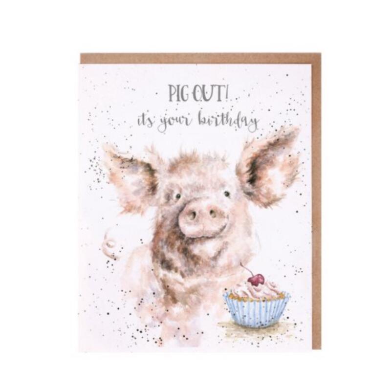 'Pig Out!' card
