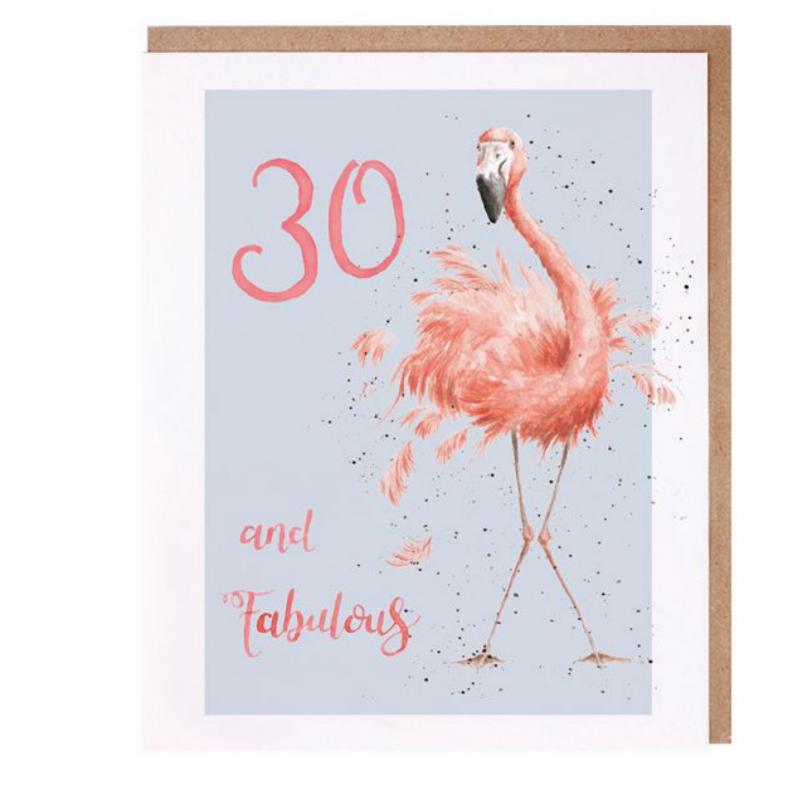 ‘30 and Fabulous’ Birthday Card