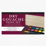 Studio Series Dry Gouache Paint Set (12 Opaque Watercolor Paints)