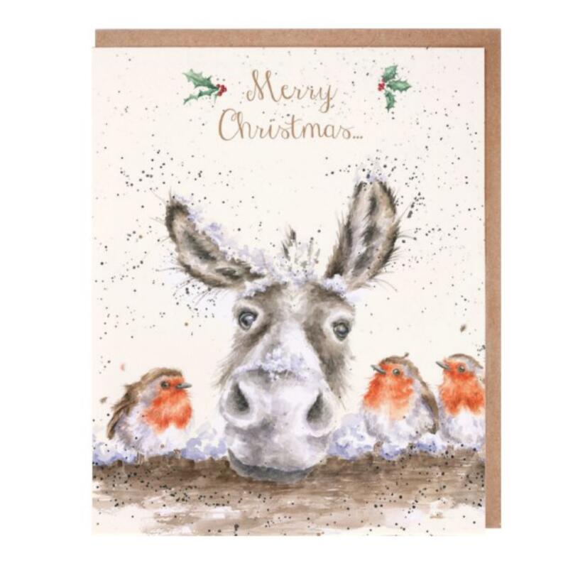 The Christmas Donkey Christmas Card