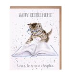 'NEW CHAPTER' CAT RETIREMENT CARD
